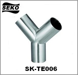 Sanitary welded Y branch SK-TE006