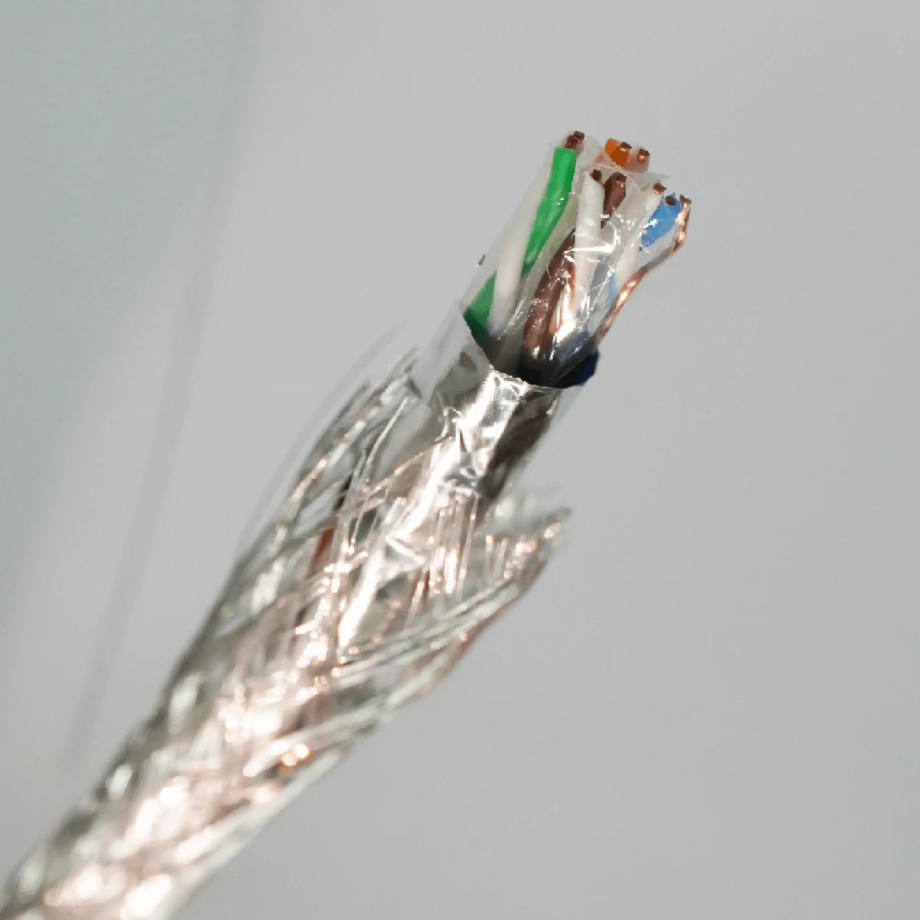 Semi-Finished S/FTP CAT5e LAN Cable
