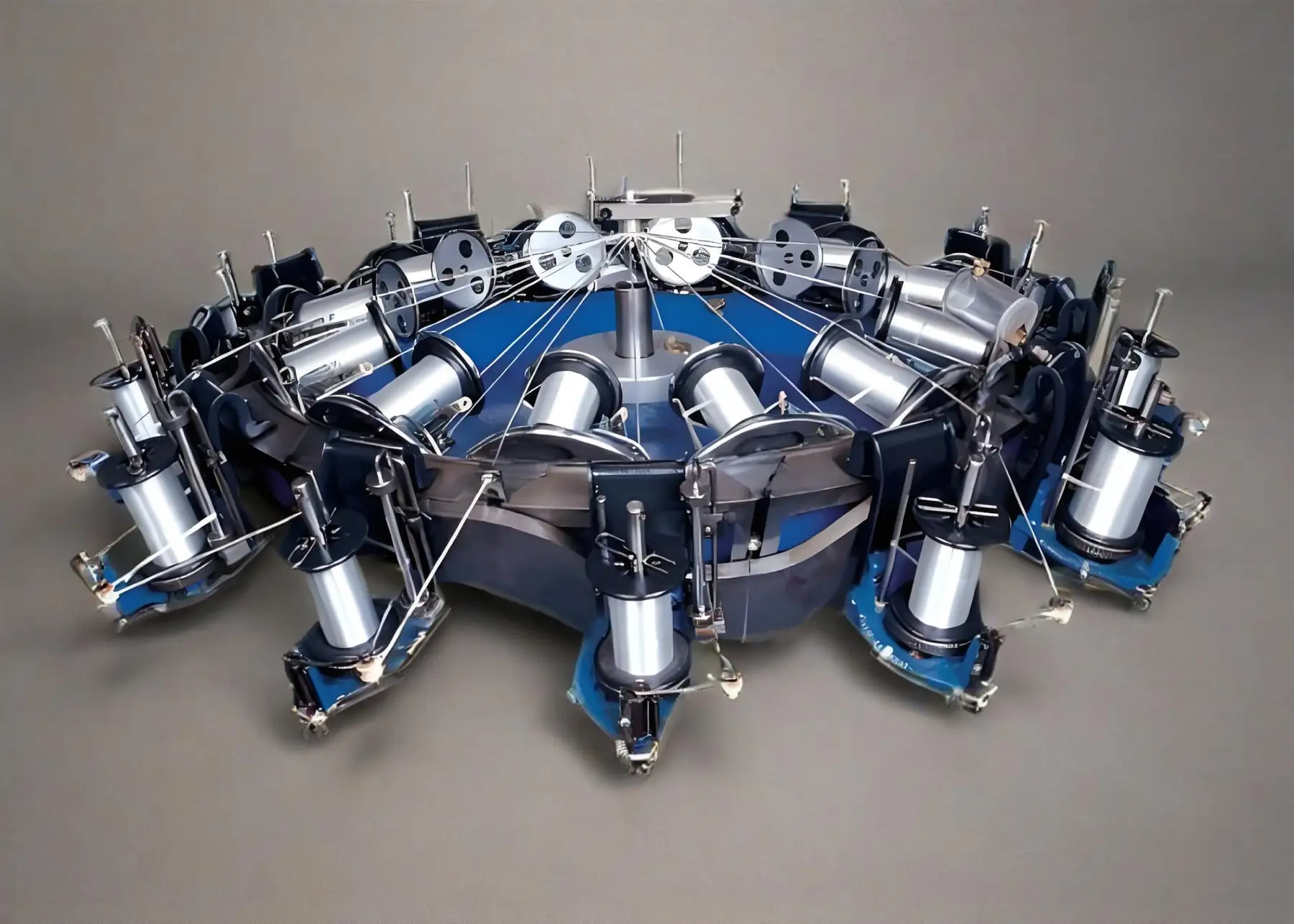 High Speed Double Layer Cable Braiding Machine Vertical Type — view 3