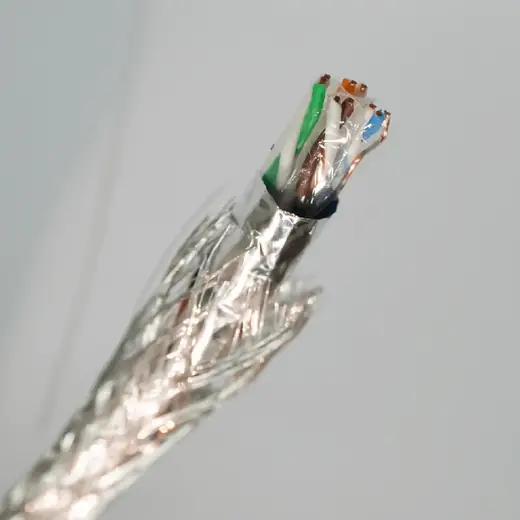 Semi-Finished S/FTP CAT5e LAN Cable