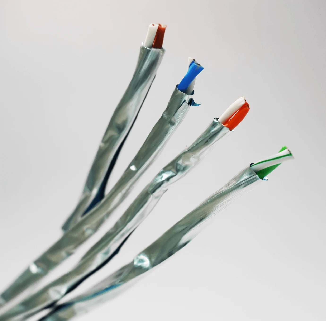 Semi-Finished U/FTP CAT6a LAN Cable