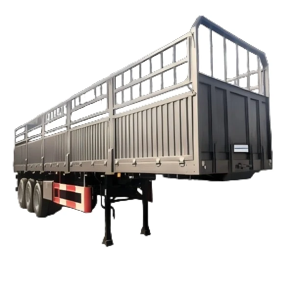 SINOHENG fence livestock storehouse semi-trailer with high grid sides