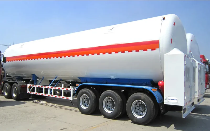 SINOHENG 31000 litre liquid nitrogen cryogenic tanker semi-trailer