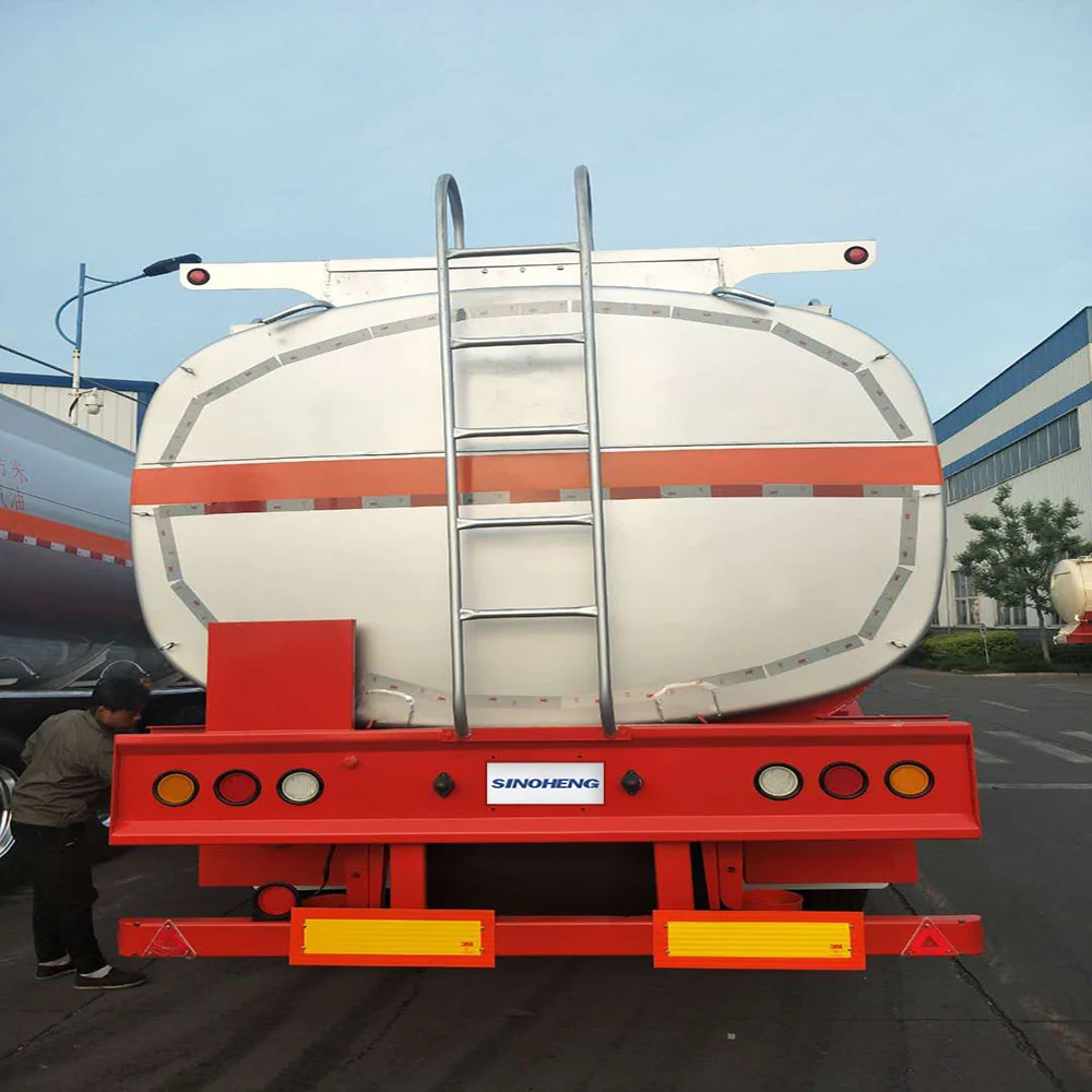 SINOHENG three axle 43 square metre carbon steel tank carrier semi-trailer view 3