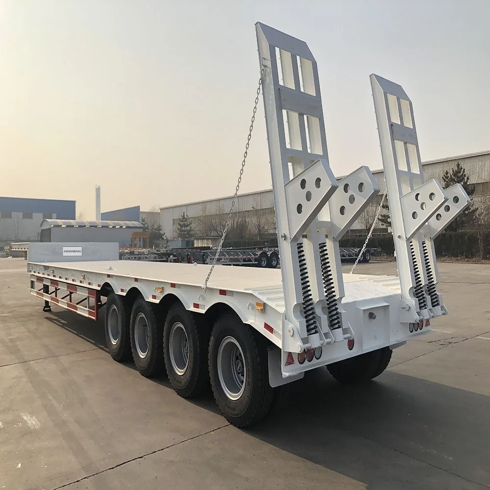 SINOHENG low bed low flatbed semi-trailer with 1100mm deck height