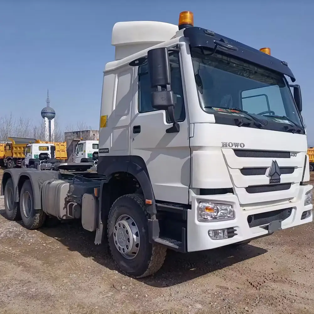 Sinotruk HOWO 6x4 430HP tractor truck with HW76 cab view 2
