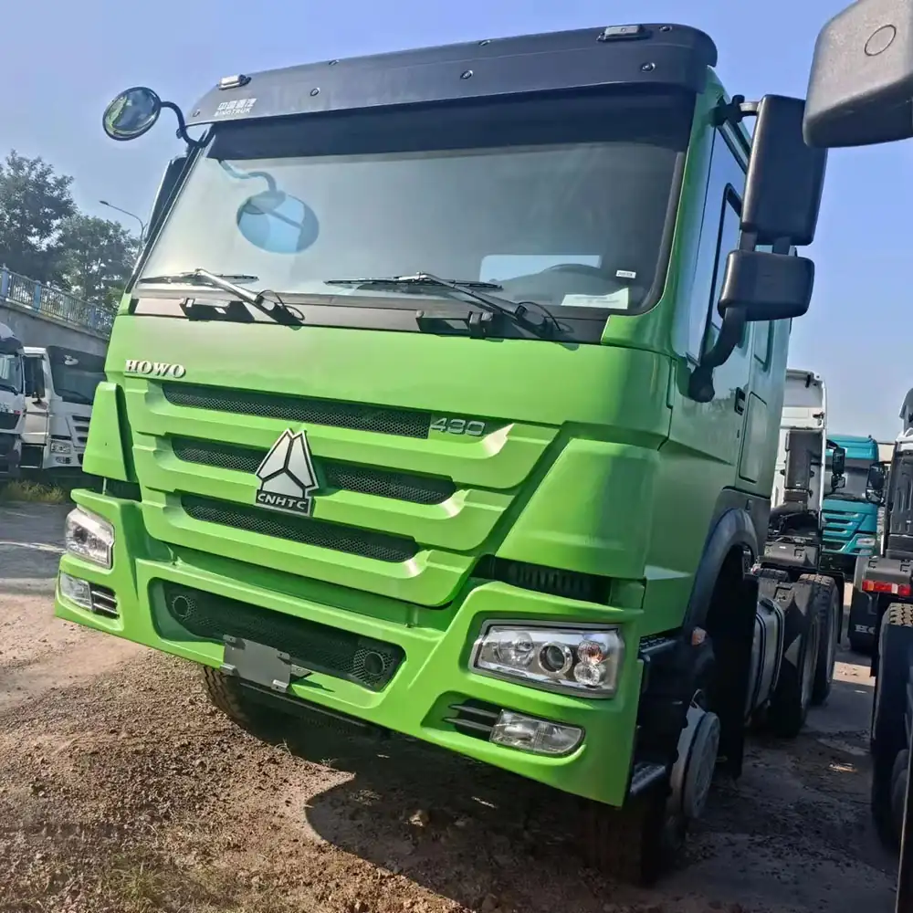 Sinotruk HOWO 6x4 430HP tractor truck with HW76 cab view 3