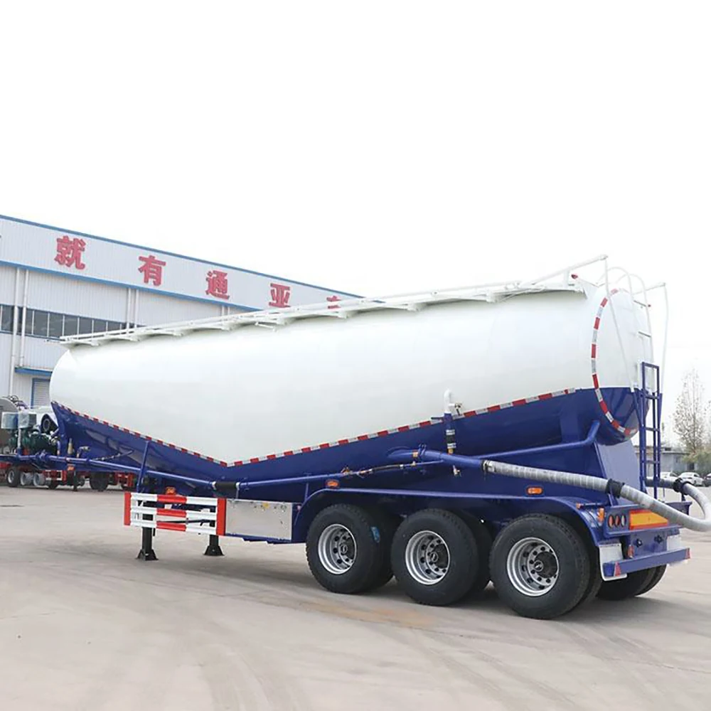 SINOHENG two-axle dry bulk cement powder tank semi-trailer