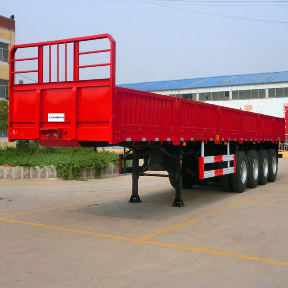 SINOHENG three-axle 40 feet side wall semi-trailer with high side panels