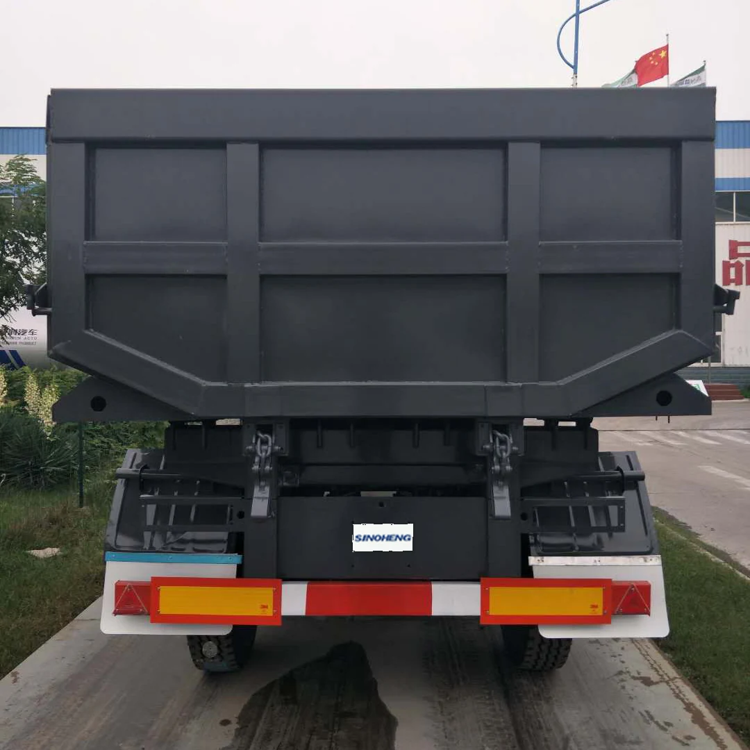 SINOHENG triple axle U tipper front top dump semi-trailer view 3