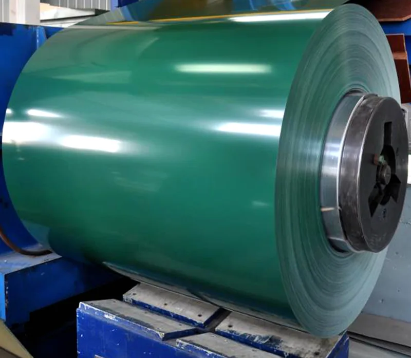 Ceramic green chalkboard steel coil at the plant