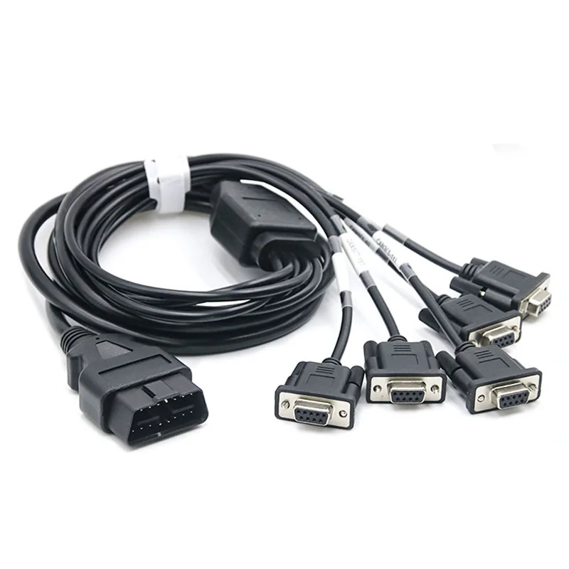 16 Pin OBD Cable to VGA DB9 Pin Female ST-SOC-605B — Nickel Plated Brass