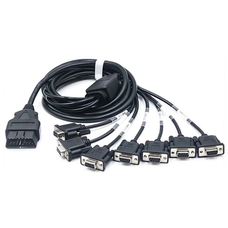 16 Pin OBD Cable to VGA DB9 Pin Female ST-SOC-607B — Nickel Plated Brass