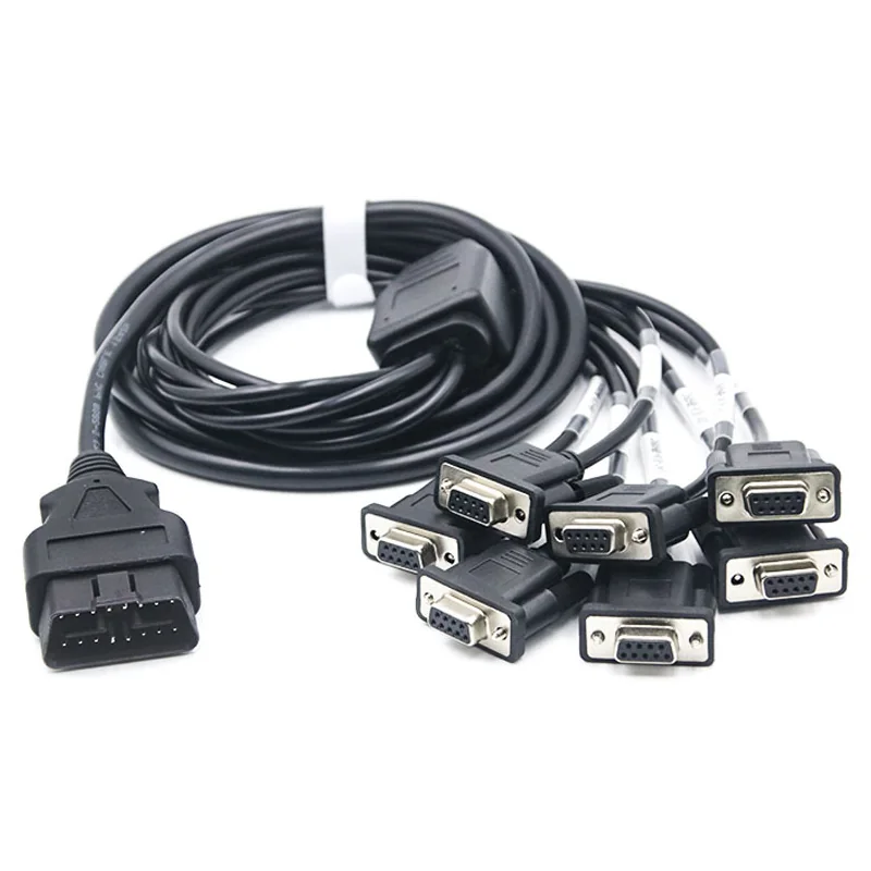 16 Pin OBD Cable to VGA DB9 Pin Female ST-SOC-607B — Nickel Plated Brass