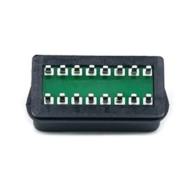 OBD Connector Female 16 Pin ST-SOF-001-V2 — Nickel Plated Brass