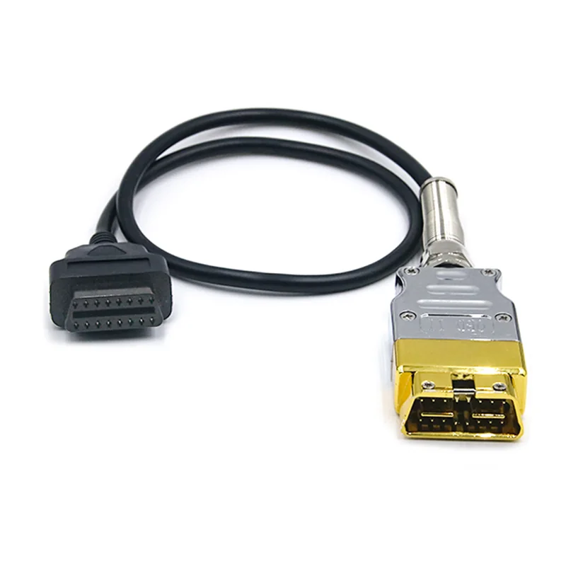 16 Pin OBD Cable Male to Female ST-101H-0106 — Golden Plated Brass