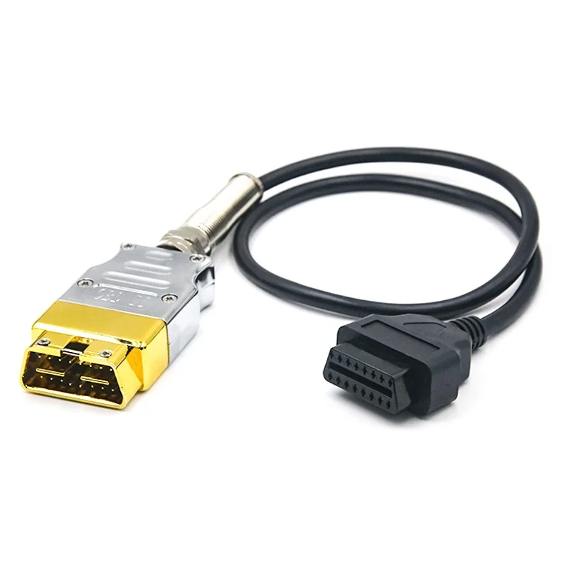 16 Pin OBD Cable Male to Female ST-101H-0106 — Golden Plated Brass