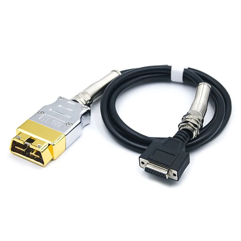 16 Pin OBD Cable to DB15 Pin ST-101H-0210-S1 — Golden Plated Brass