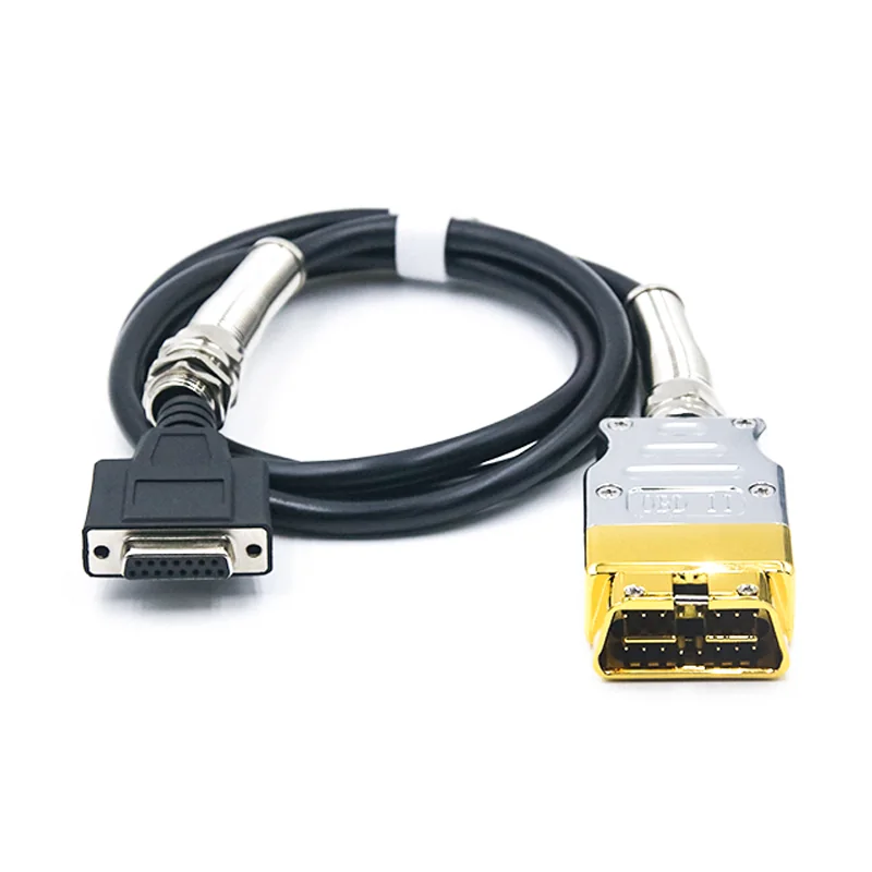 16 Pin OBD Cable to DB15 Pin ST-101H-0210-S1 — Golden Plated Brass