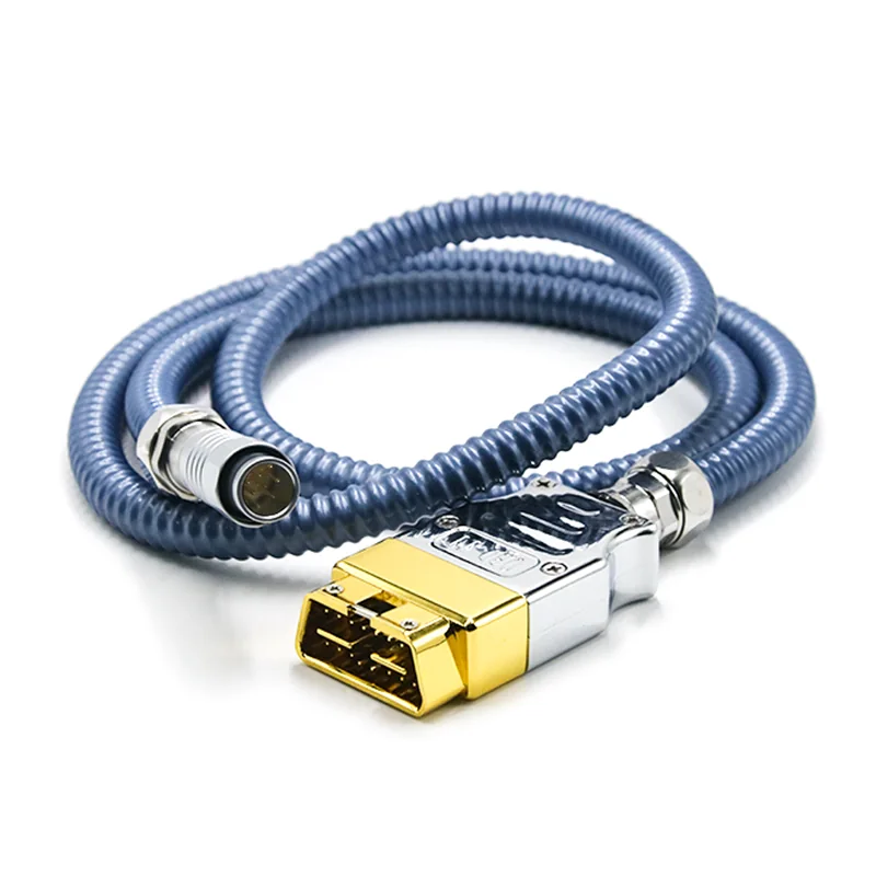 16 Pin OBD Cable to M16 12 Pin ST-101H-0615 — Golden Plated Brass