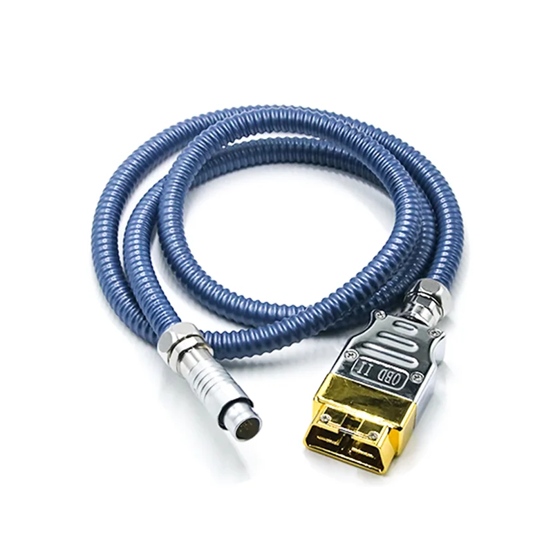 16 Pin OBD Cable to M16 12 Pin ST-101H-0615 — Golden Plated Brass