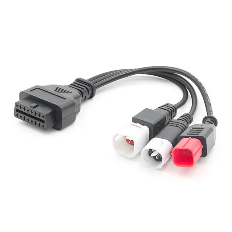 OBD Cable Motorcycle for Yamaha 3P+4P+Honda 6P ST-MF10-M01 — Nickel Plated Brass