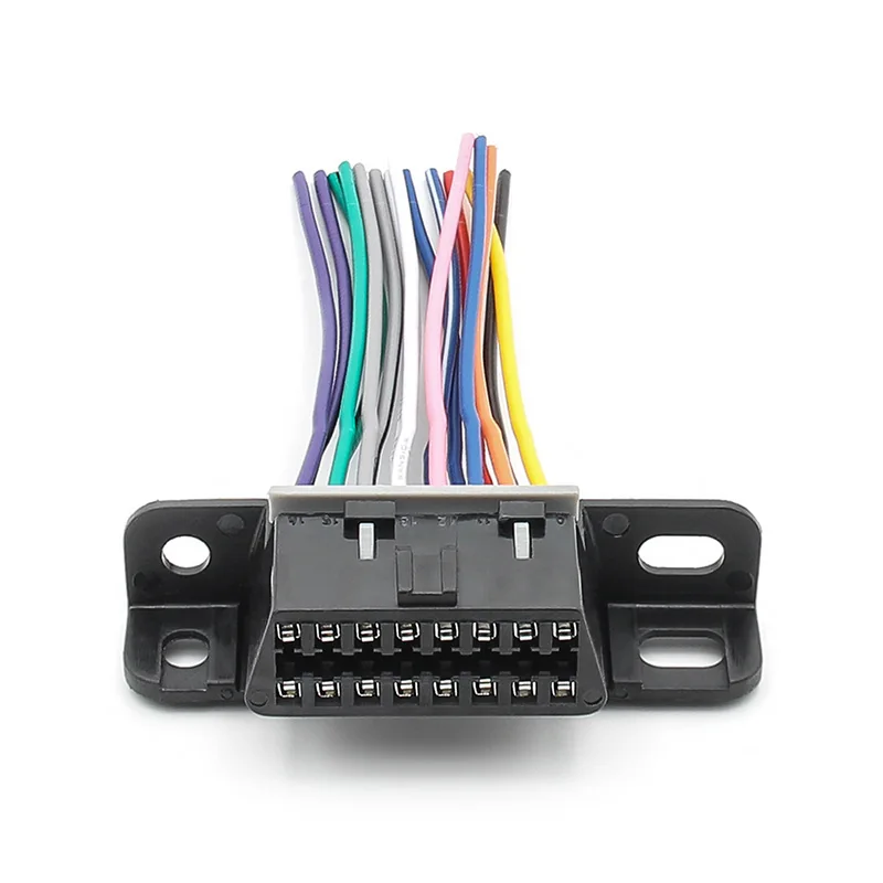 OBD Cable Female Connector to Open ST-SOC-032-16C — Nickel Plated Brass