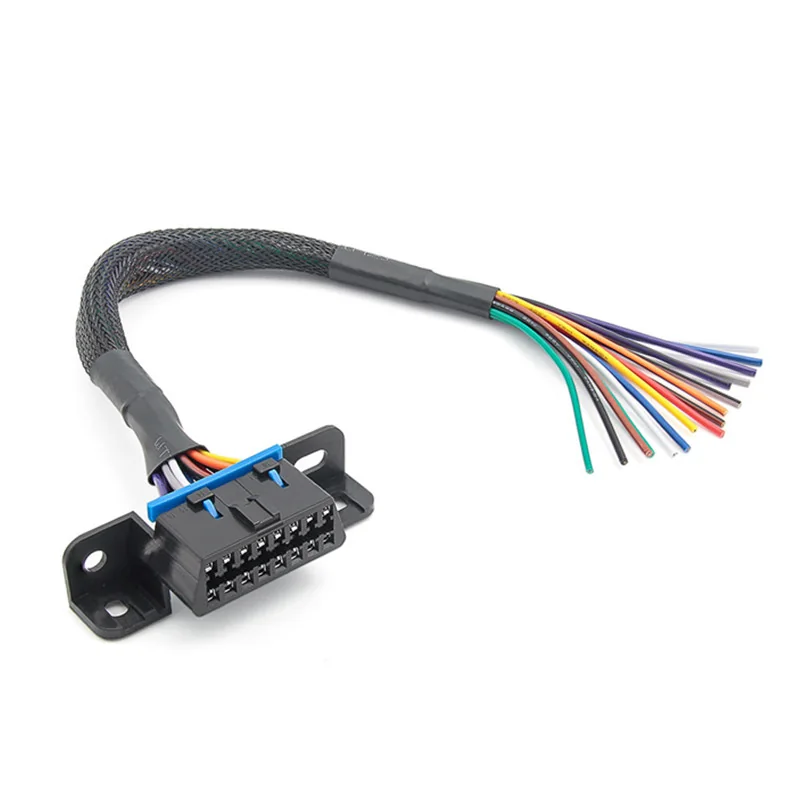 OBD Cable Female Connector to Open ST-SOC-032-16C — Nickel Plated Brass
