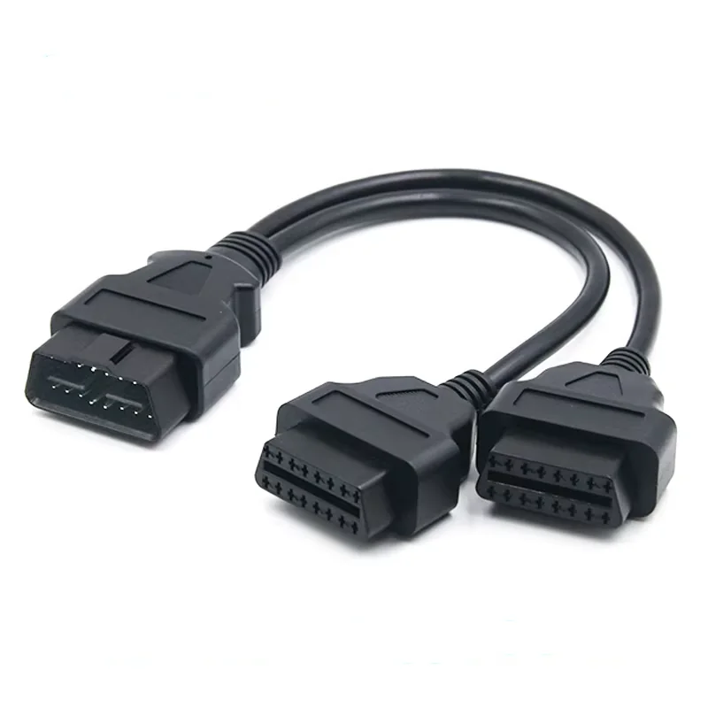 OBD Cable Male to Female One to Two ST-SOC-104B — Nickel Plated Brass