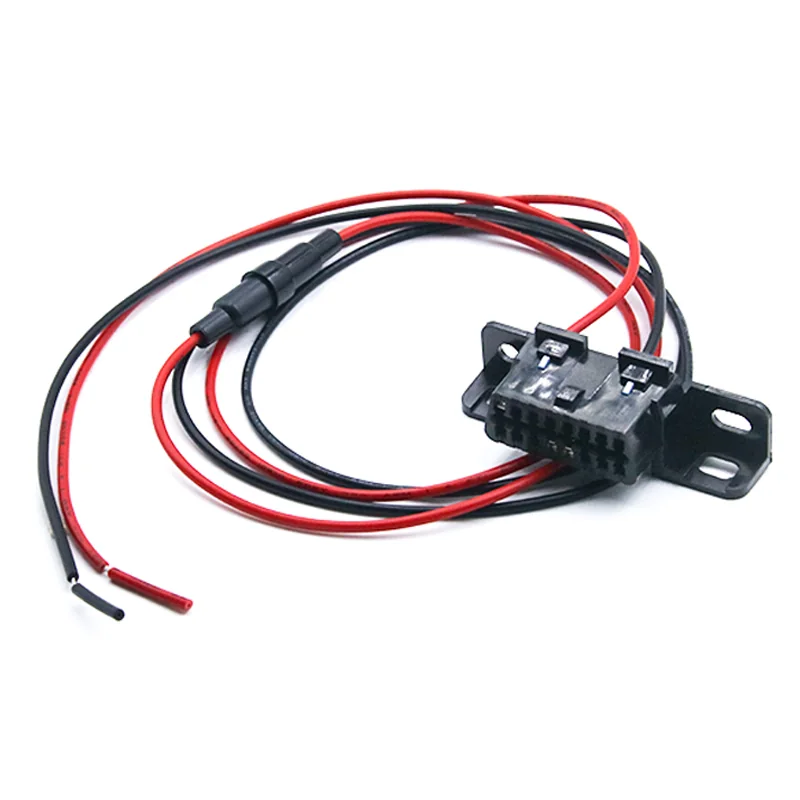 Power Supply OBD Cable to Black Red Wires with Fuse ST-SOC-251