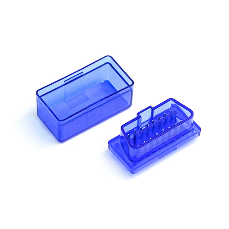 16 Pin Male OBD Connector with Cover ST-SOH-002T — Nickel Plated Brass
