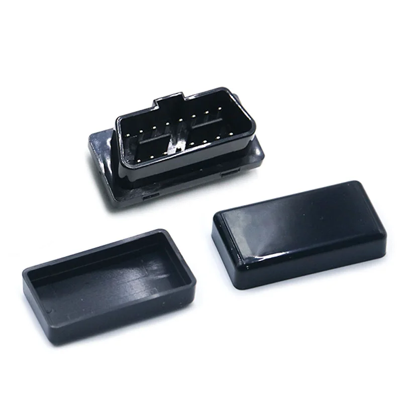 16 Pin Male OBD Connector with Case ST-SOH-006 — Nickel Plated Brass