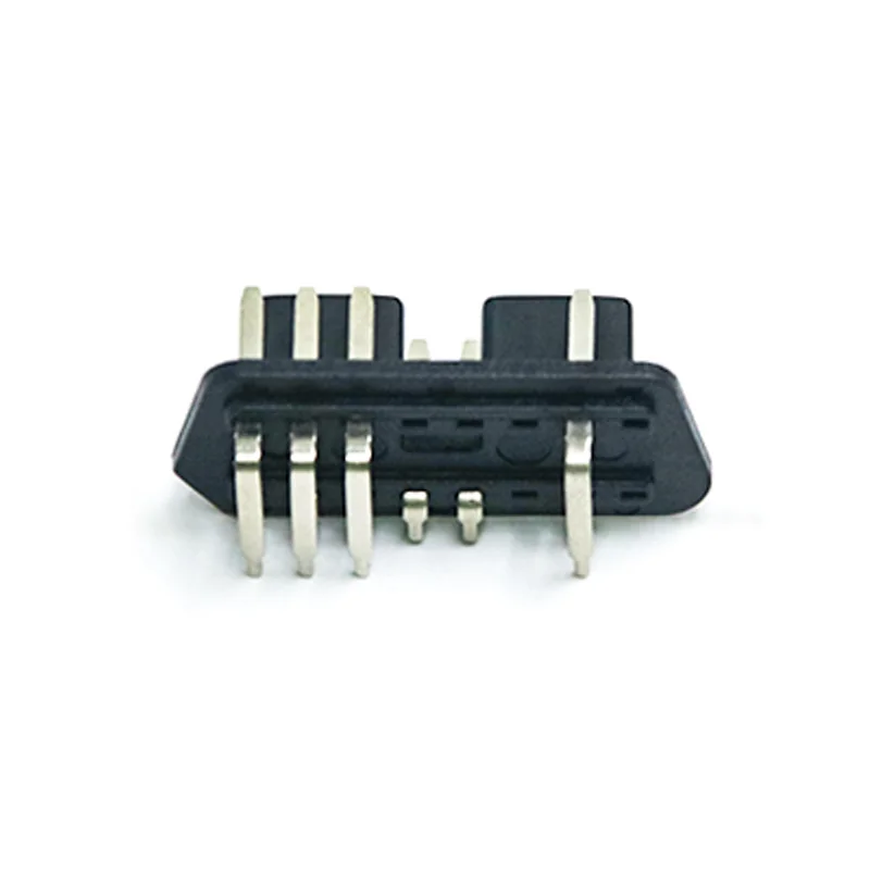 Right Angle 778 OBD Connector Male 9 Pin ST-SOM-001D — Nickel Plated Brass