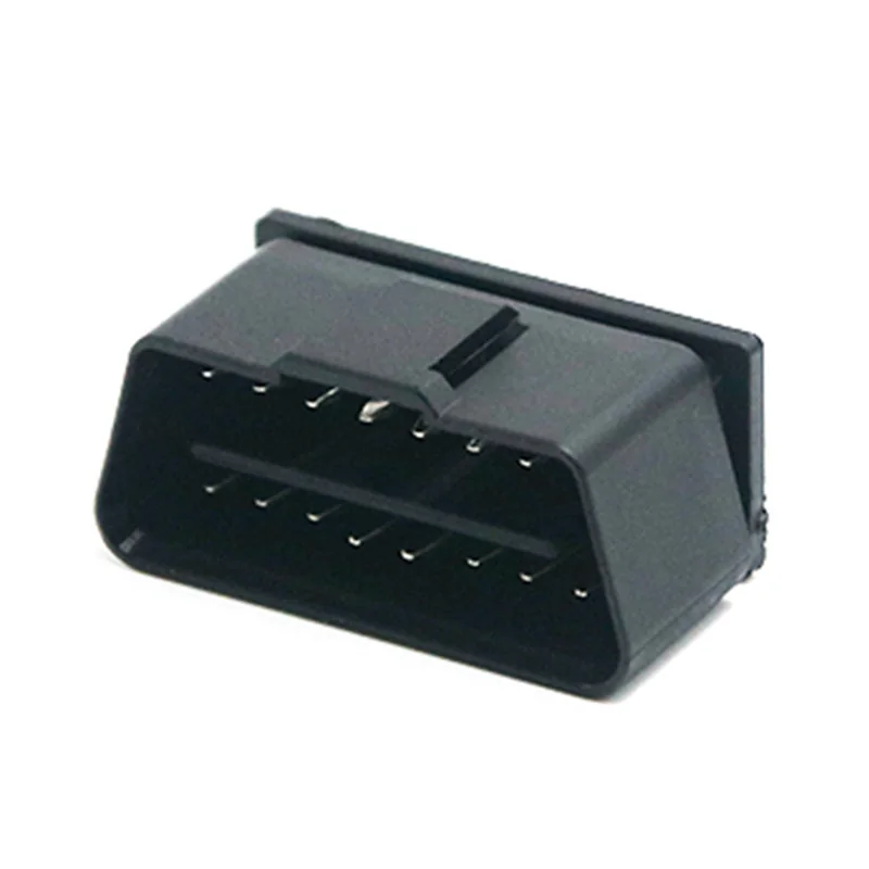 OBD Connector Male 16 Pin ST-SOM-002 — Nickel Plated Brass