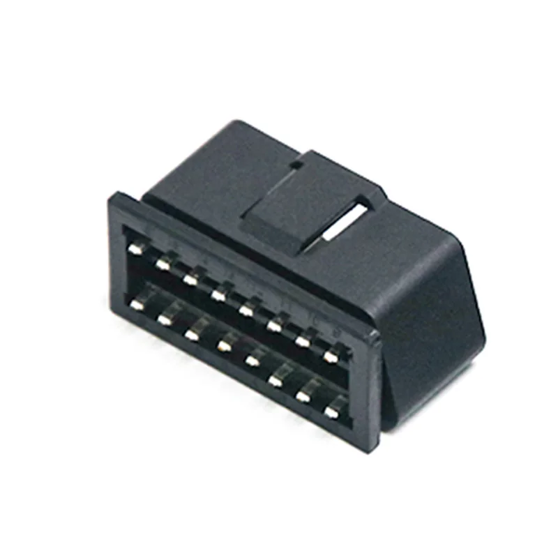 OBD Connector Male 16 Pin ST-SOM-004 — Nickel Plated Brass