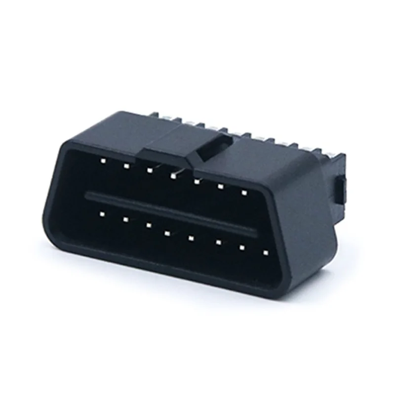 OBD Connector Male 16 Pin ST-SOM-007A — Nickel Plated Brass