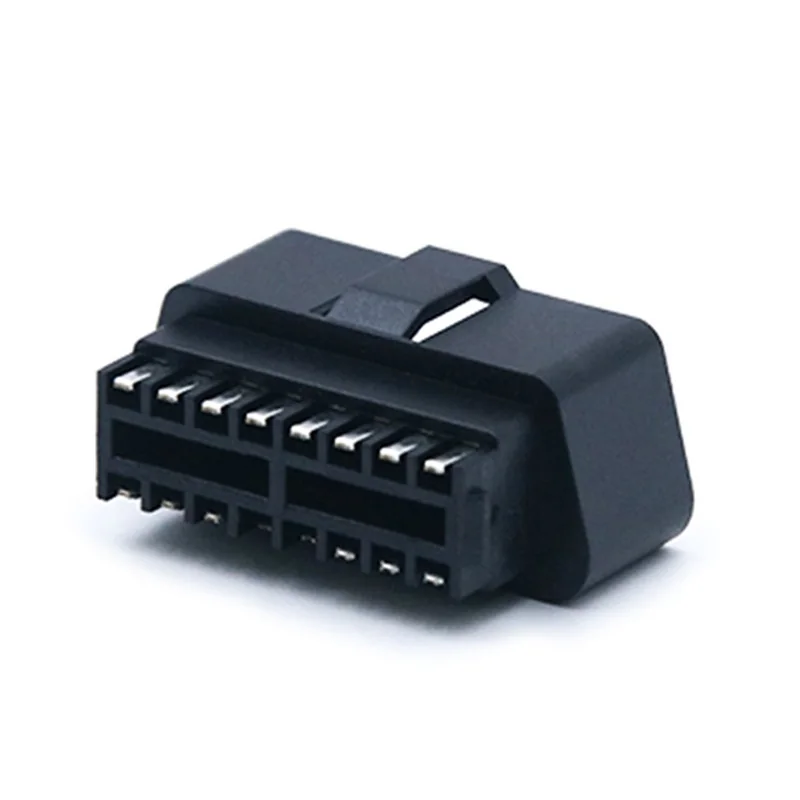 OBD Connector Male 16 Pin ST-SOM-007A — Nickel Plated Brass