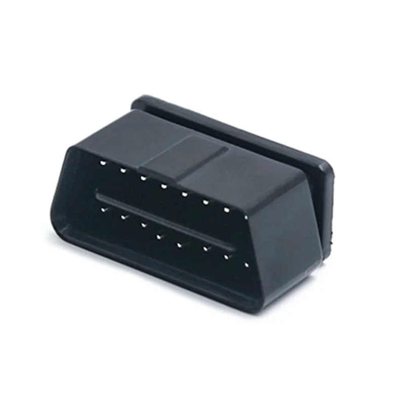 Right Angle OBD Connector Male 16 Pin ST-SOM-012A — Nickel Plated Brass