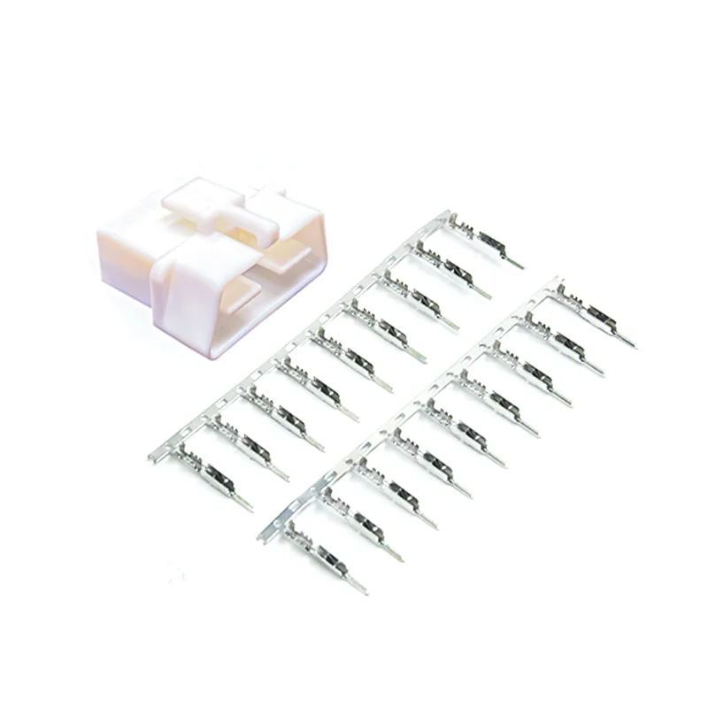 OBD Connector Male 16 Pin ST-SOM-021B — Nickel Plated Brass