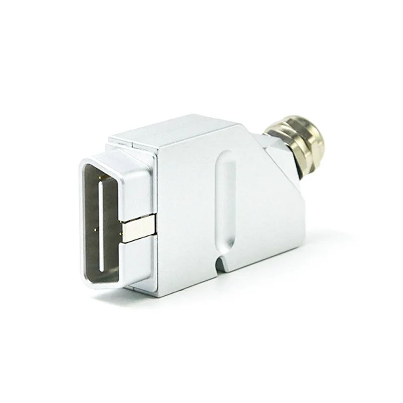 Alloy Metal OBD Connector Male 16 Pin ST-SOM-102N — Golden Plated Brass