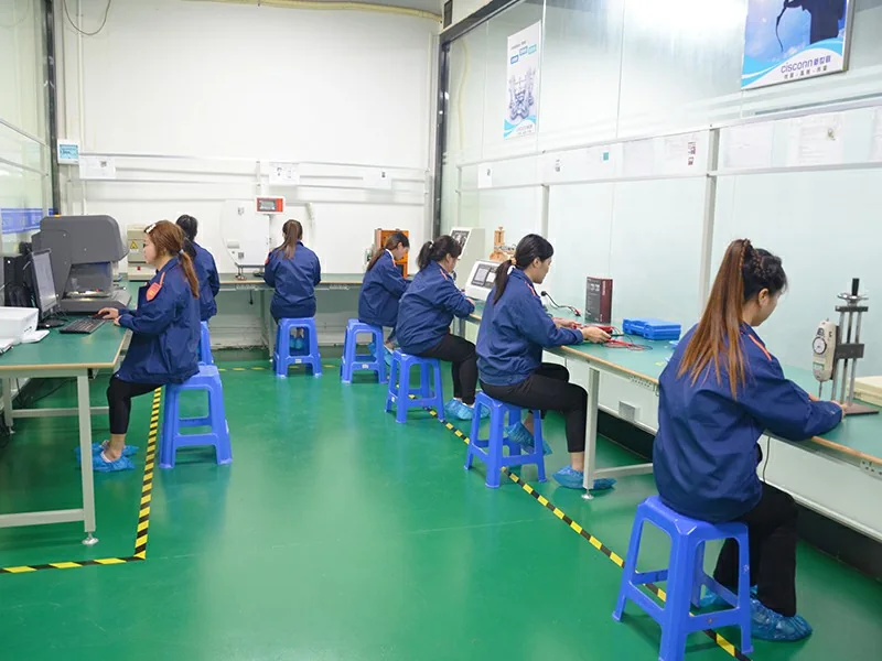 Measurement and inspection room with test instruments