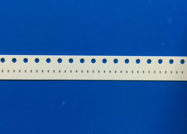 0201 and 01005 pre-punched paper carrier tape with stable cavity profiles