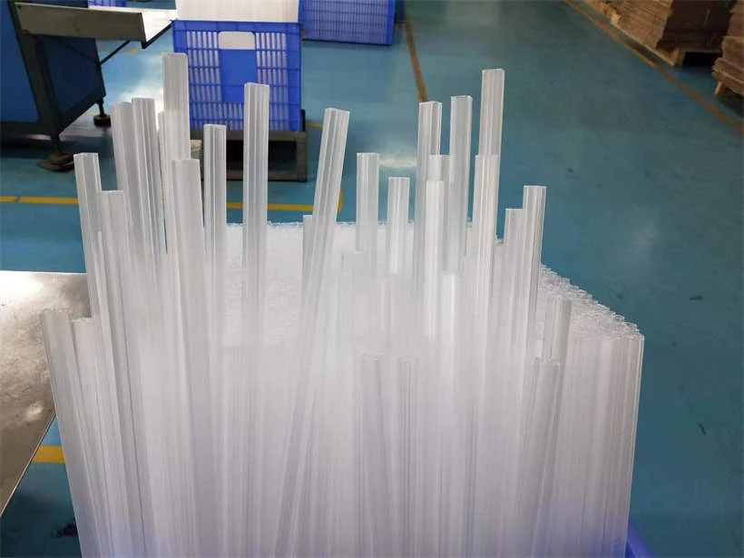 Extrusion line producing anti-static IC tubes in the SEWATE workshop