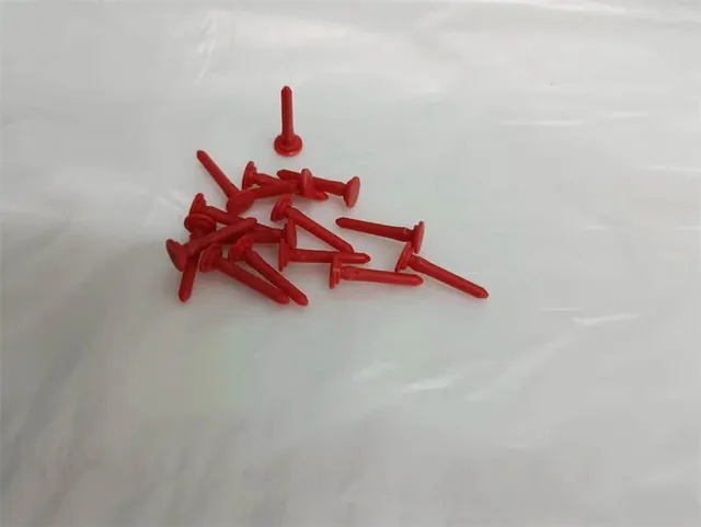 Cartons of plastic end pins packed for export