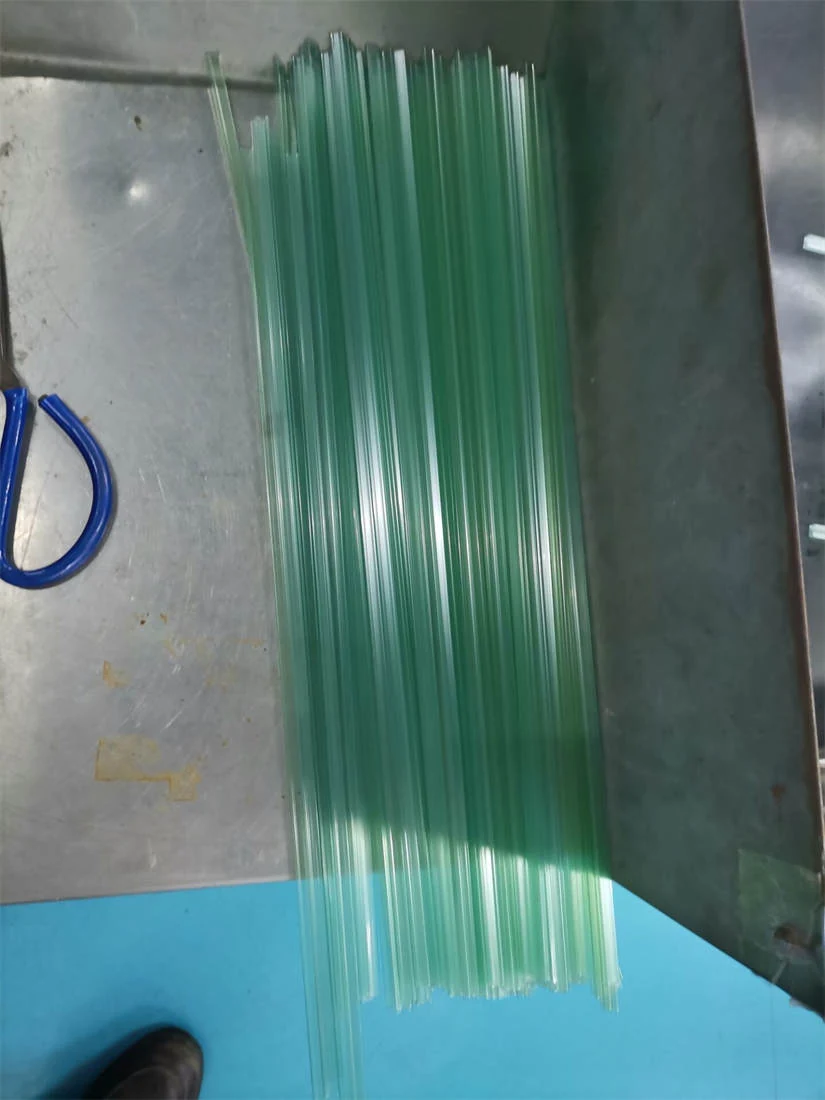Extrusion line producing color anti-static tubes in the SEWATE workshop