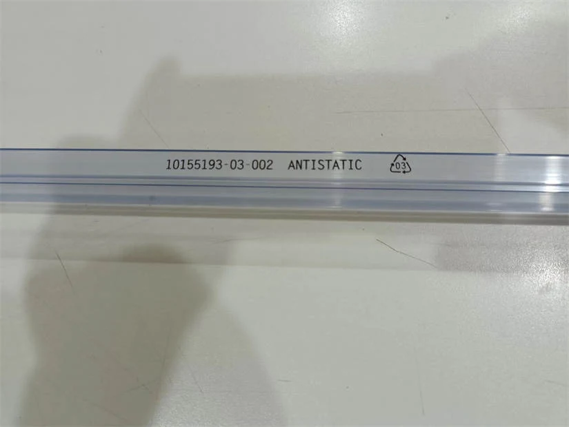 Cartons of customized anti-static tubes packed for export with labels