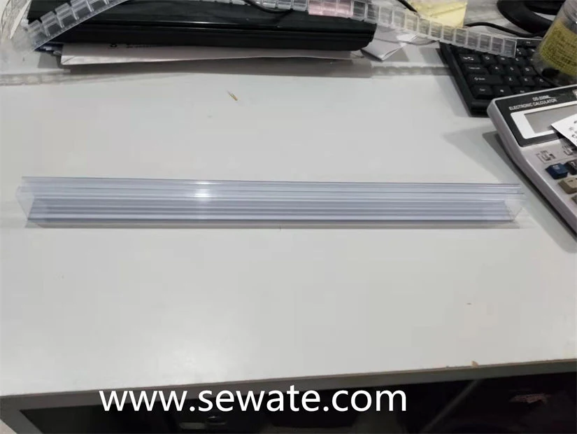 Extrusion line producing plastic IC tubes in the SEWATE workshop