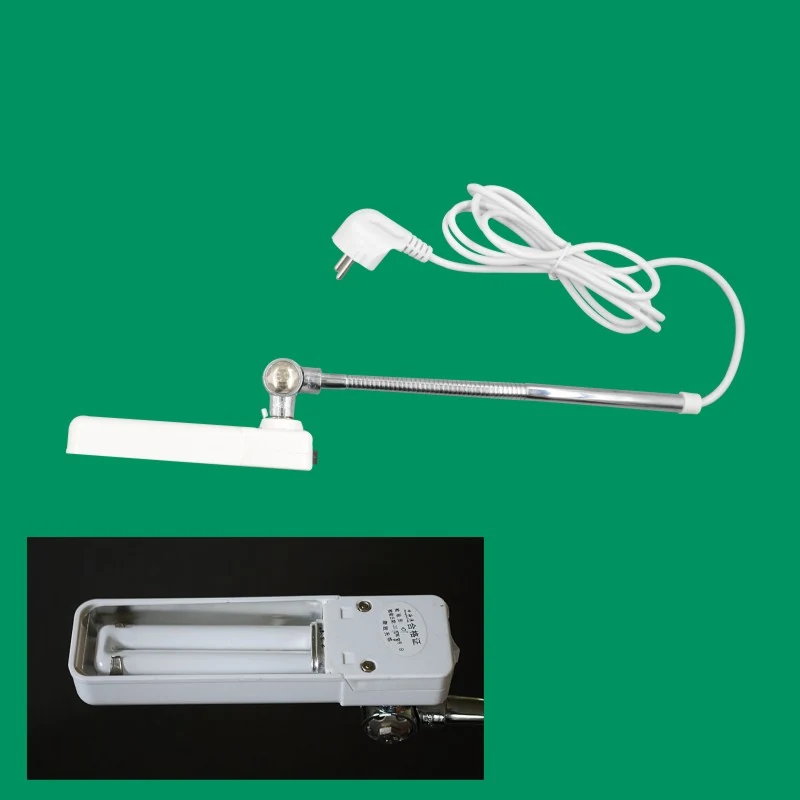 AOM 27TS sewing machine table light with 7W energy saving tube and screw mounting base