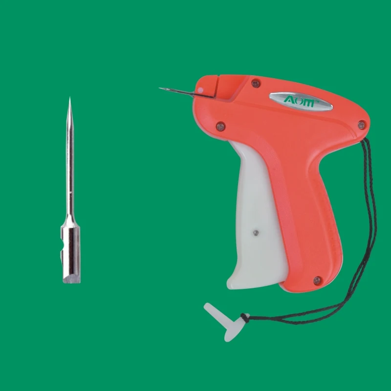 AOM A003 tag gun with fine needle and integrated knife