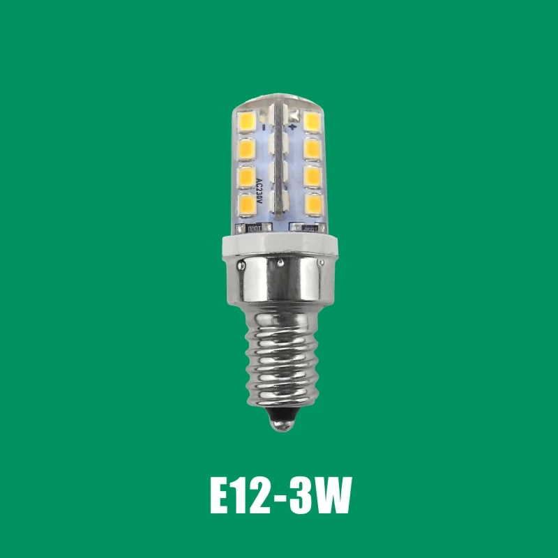 AOM E12-3W LED bulb for household sewing machine with E12 screw base